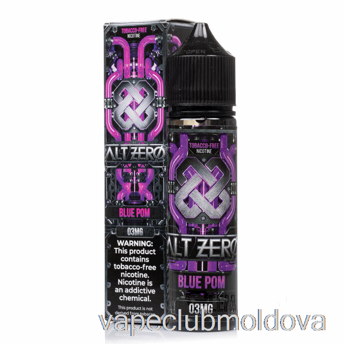 Vape Mod Blue Pom - Alt Zero - 60ml 0mg
